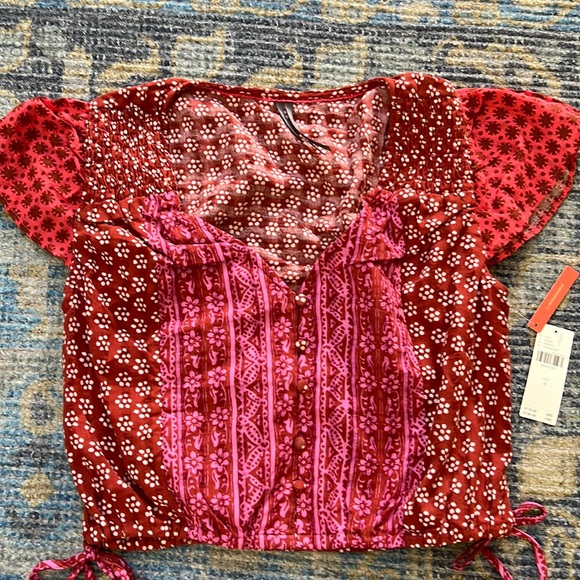 NWT Anthropologie 2 piece short set - size small - Picture 2 of 6